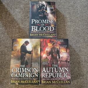 POWDER MAGE TRILOGY by Brian McClellan Paperback Complete Series